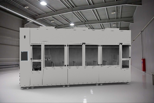 Felcon Automatic Wet Process Station – visualisation 3D